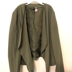 Green H&M Casual blazer